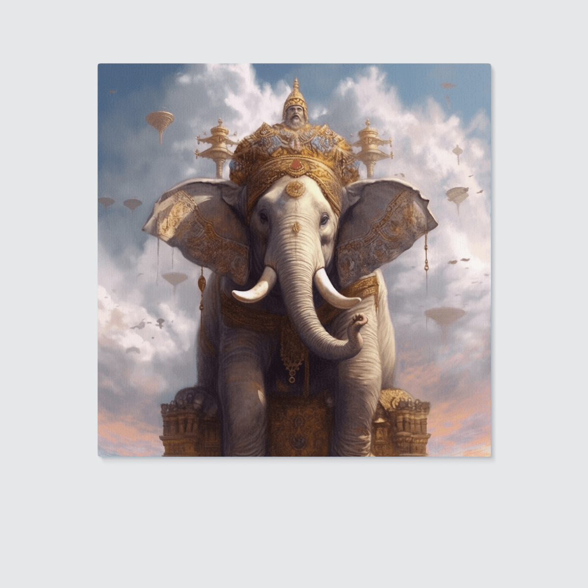 Elephant Square Canvas