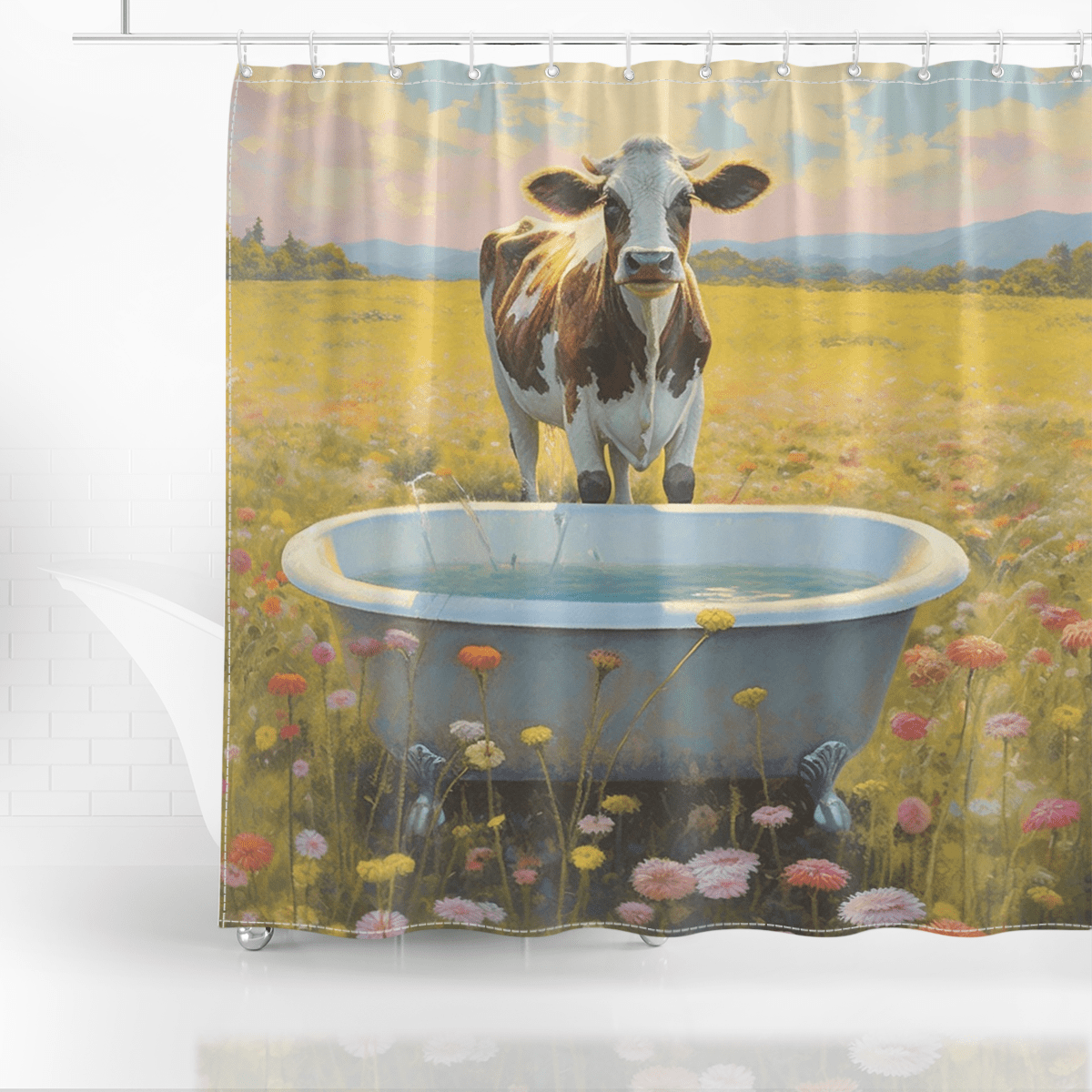 Cow Shower Curtain