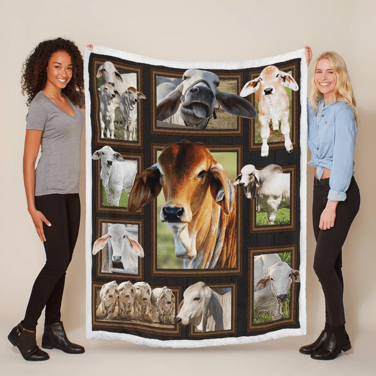 Cows Quilt Fleece Blanket Bundle Quilt - Sherpa Blanket