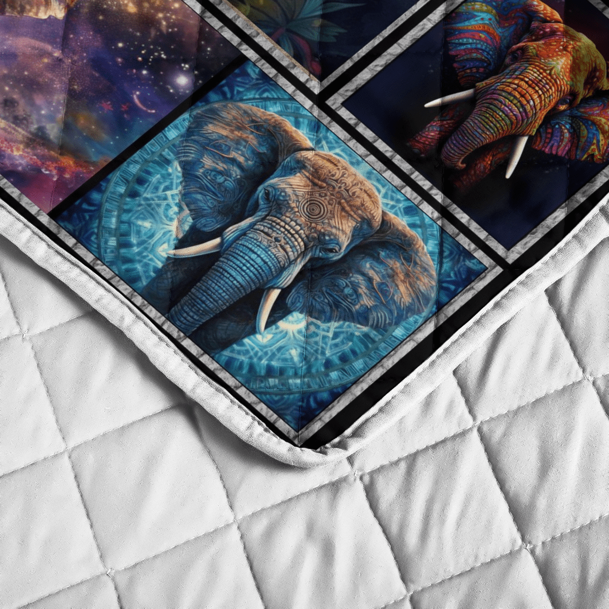 Elephant Quilt Bedding Set