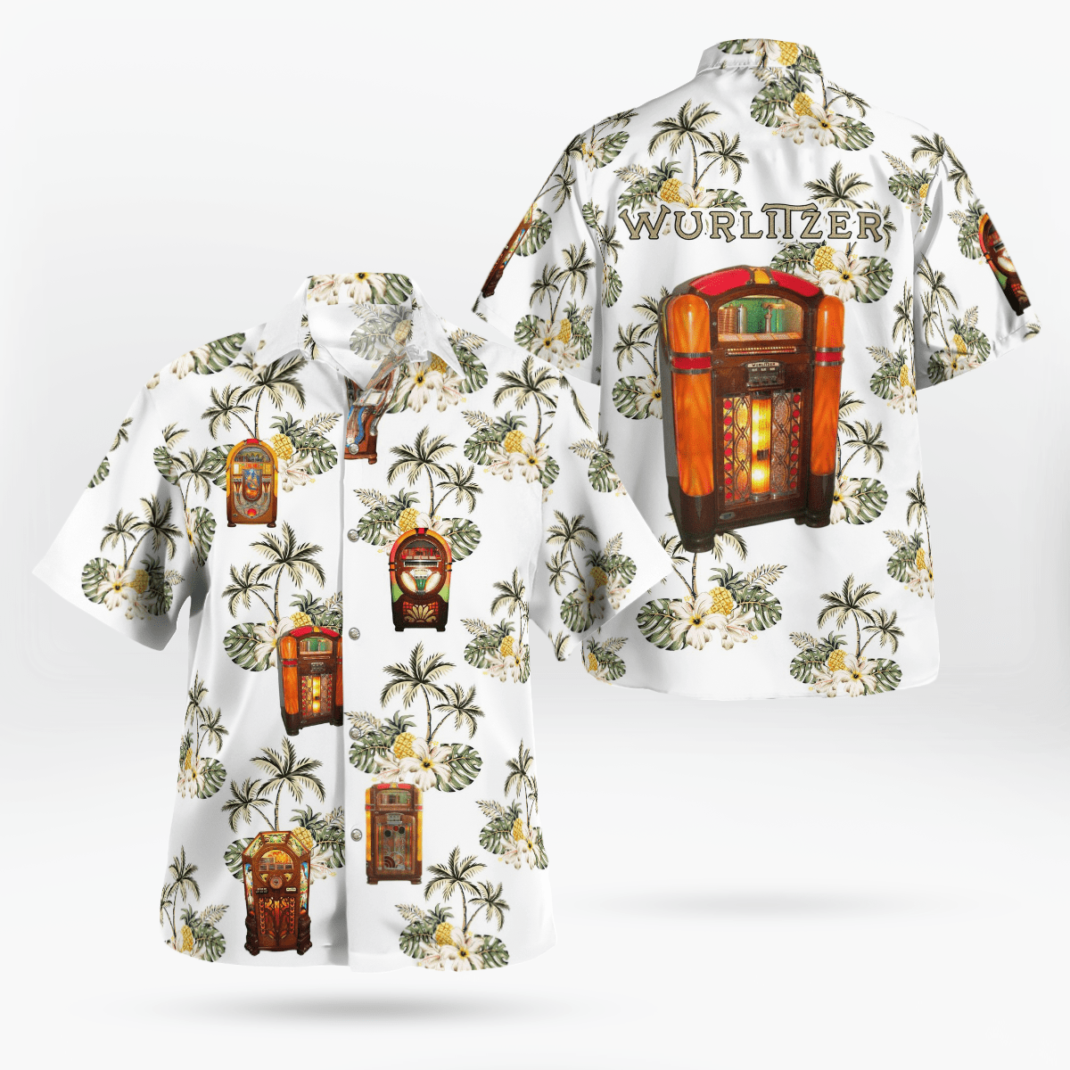 ''Golden Age'' Wurlitzer Jukeboxes Hawaiian Shirt DLMP1905PD01