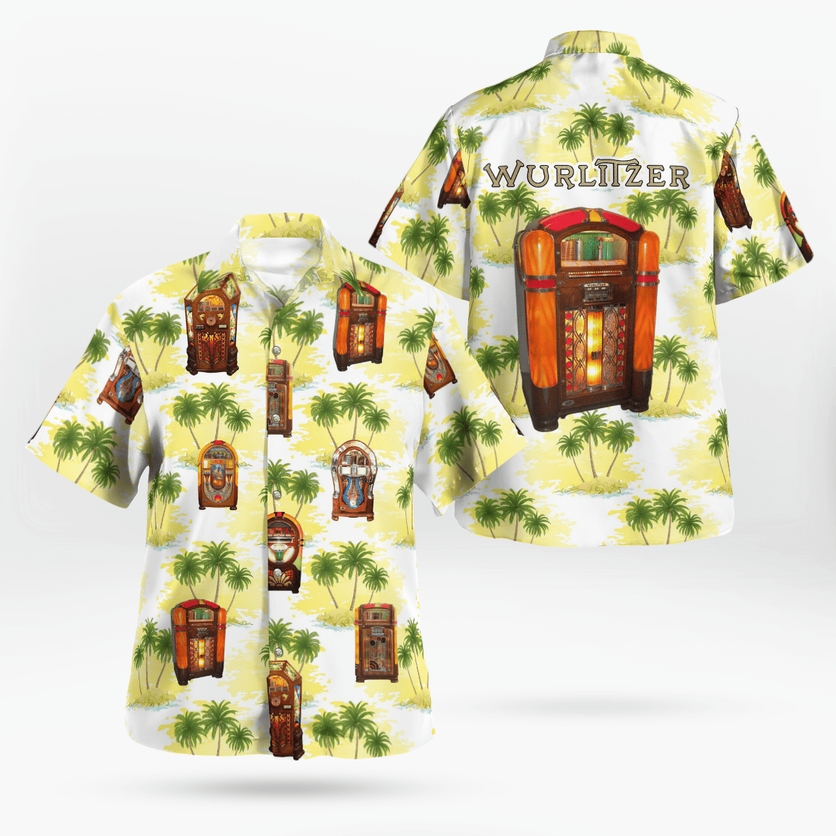 ''Golden Age'' Wurlitzer Jukeboxes Hawaiian Shirt DLMP1905PD02