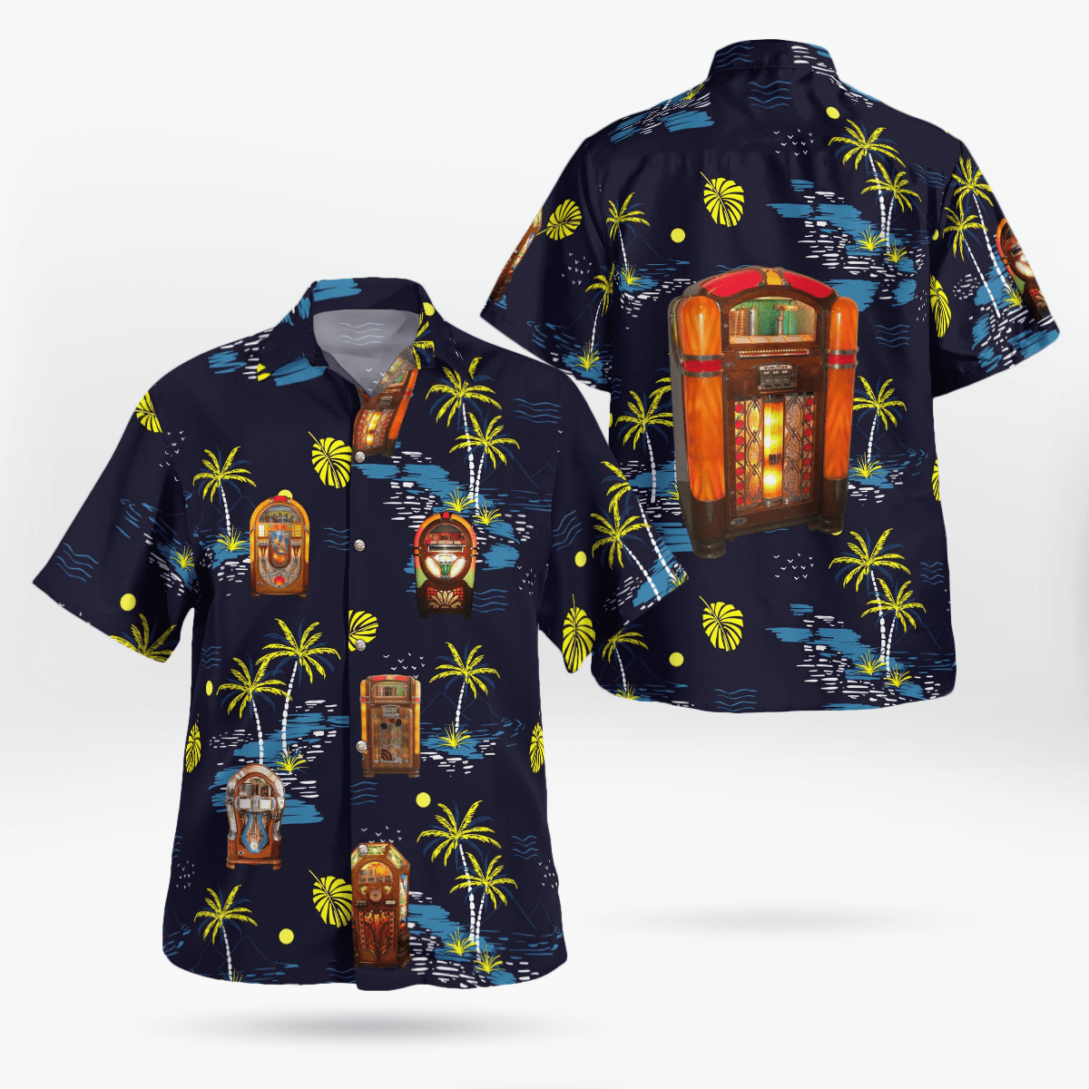 ''Golden Age'' Wurlitzer Jukeboxes Hawaiian Shirt DLMP1805PD02