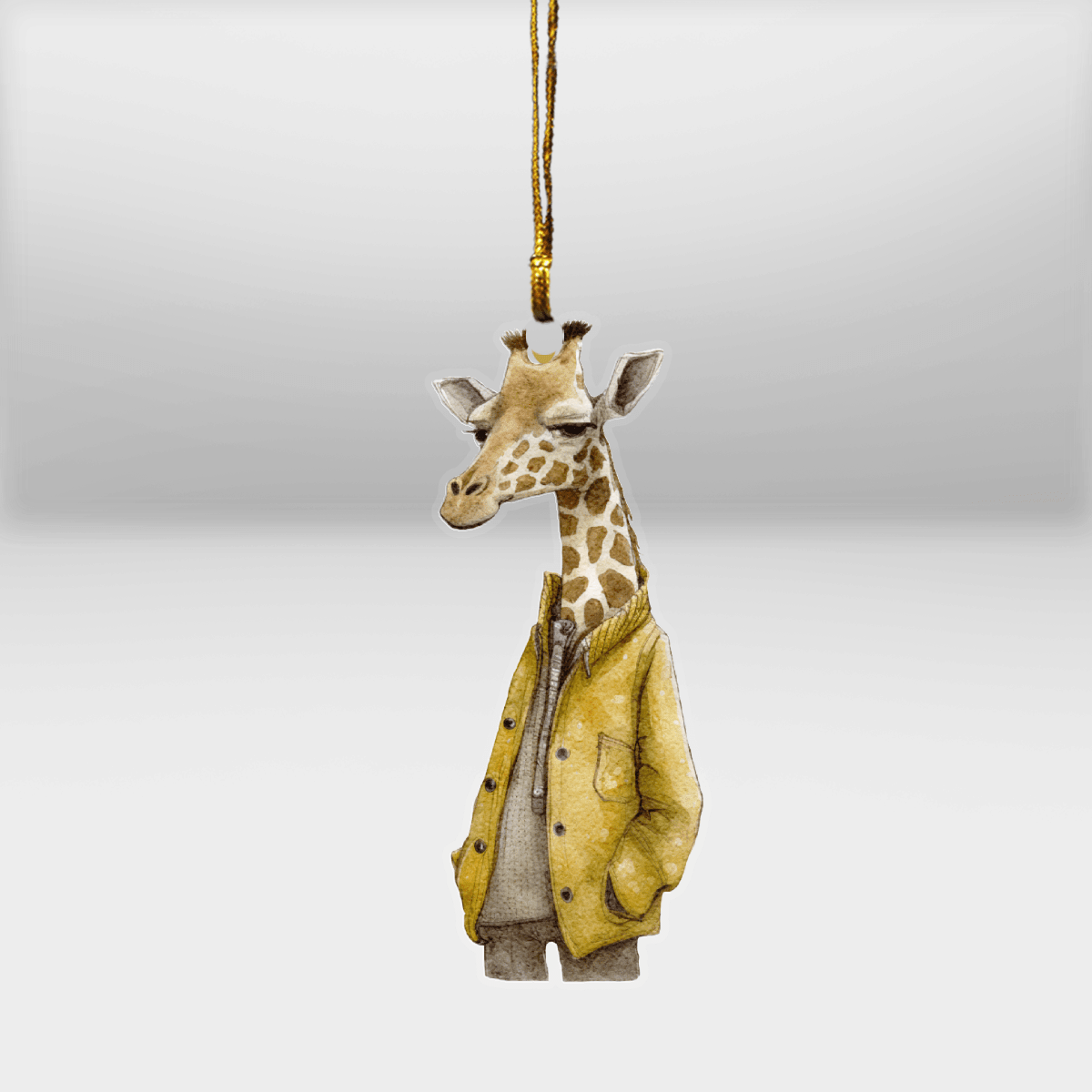 Giraffe Mica Car Ornament