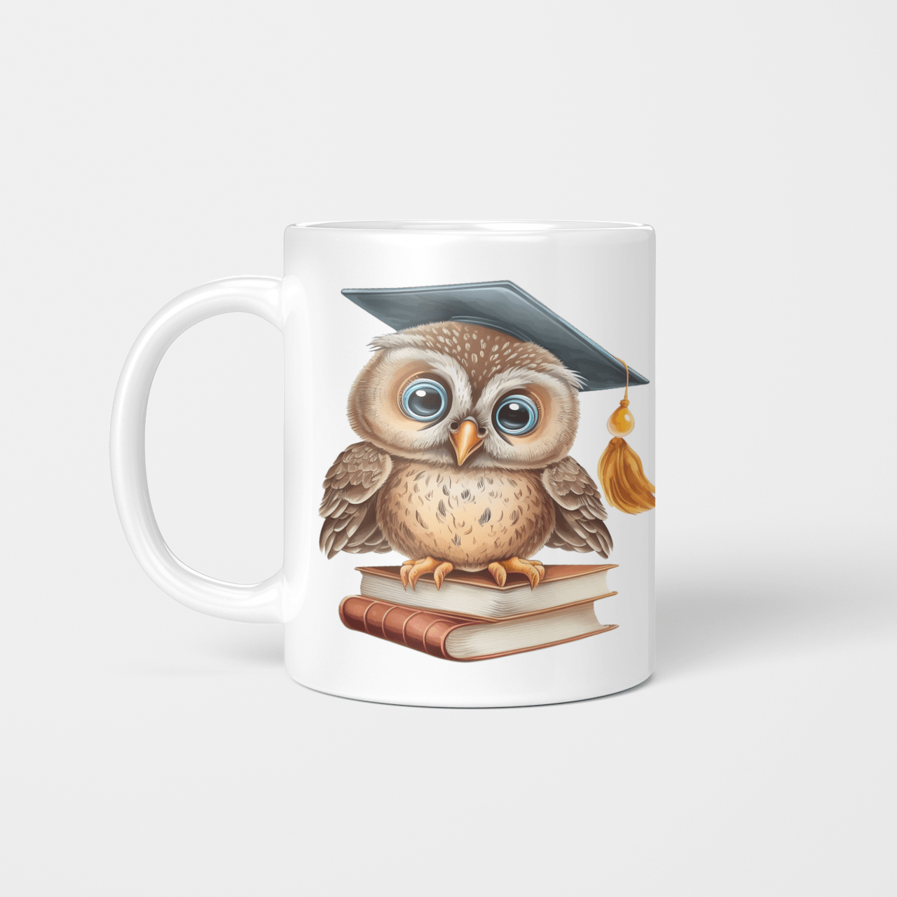owl book mug