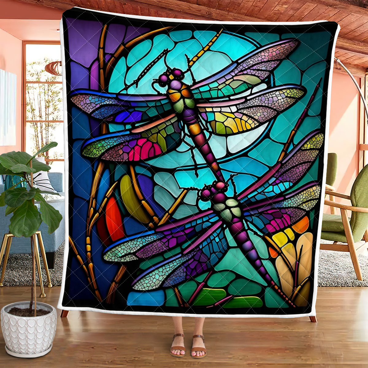 dragonflies quilt