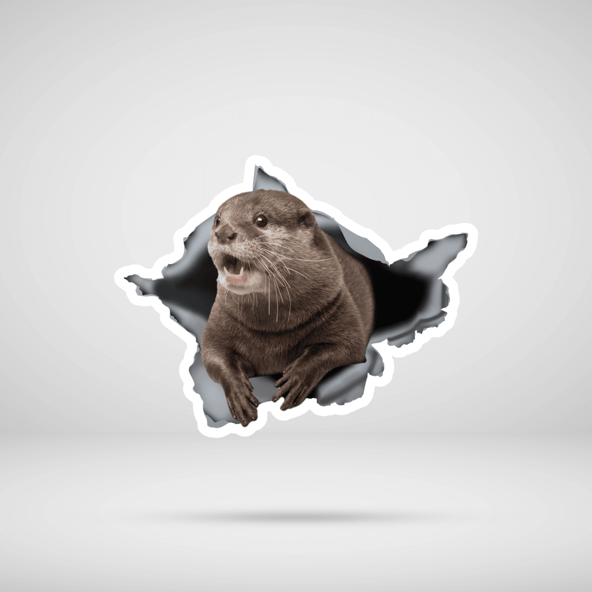 Otter Car Stickers