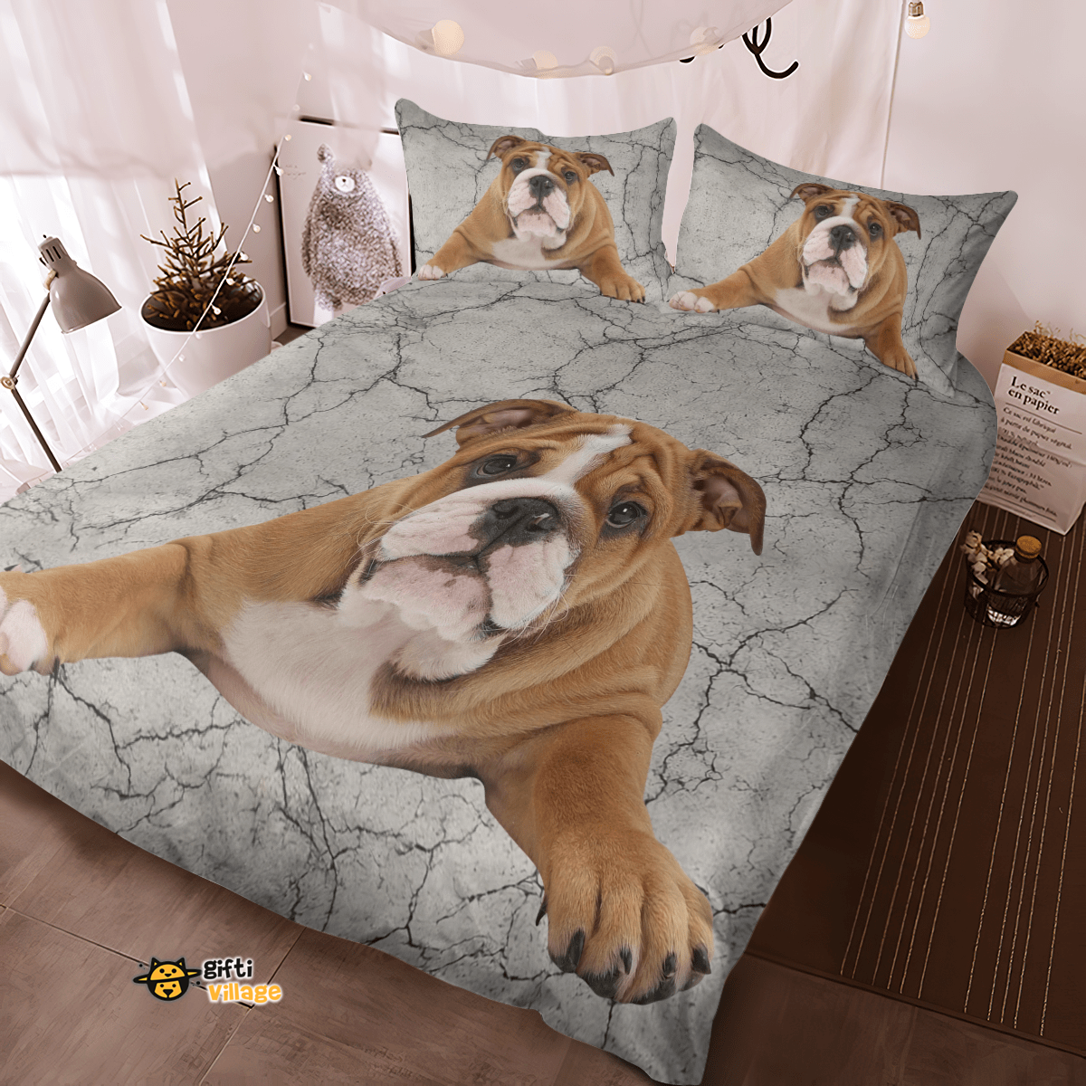 Bulldog Bedding Set